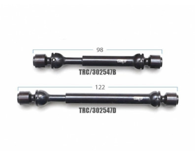 HD Hardened Steel CVD Center Drive Shafts Combo 85-114mm & 122-151mm (2) for SCX10 II KIT AX90046 & AX90060