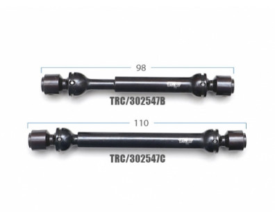 HD Hardened Steel CVD Center Drive Shafts Combo 98-126mm & 110-138mm (2) for SCX10 II AX90058 & AX90059