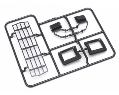 Plastic Front Grille Headlight Bezel and Side Mirror for TRC XLT Gen 2 Hard Body