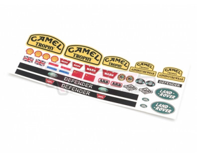 Land Rover Defender D90/110 Camel Water Transfer Decals A
