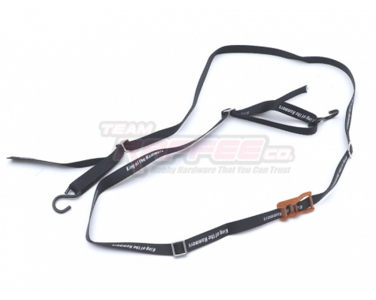 Realistic Looking 1/10 Scale Ratchet Wheel / Tire Strap Black