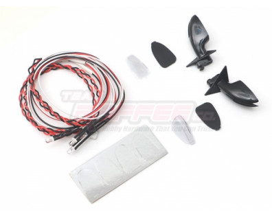 1/10 Scale Accessories Side Mirror with LED Indicator