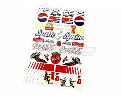 1/10 Scale Sticker Decal F