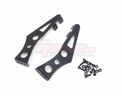 1/10 Adjustable Stainless Steel Rear Wing Spoiler Stand Type D Black