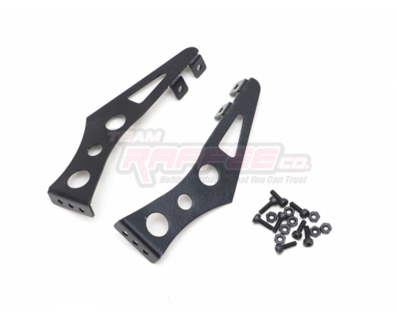 1/10 Adjustable Stainless Steel Rear Wing Spoiler Stand Type D Black