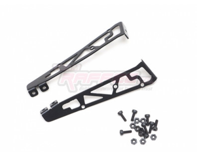 1/10 Adjustable Stainless Steel Rear Wing Spoiler Stand Type E Black