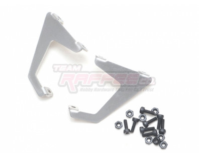 1/10 Stainless Steel Rear Wing Spoiler Stand Type A Silver