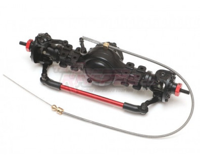 1/14 Assembled Metal Front Axle w/ Differential Lock for Tamiya Truck Black