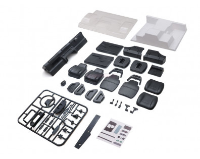 1/10 Interior RHD for TRC/302836 Discovery 5 Door 313mm Hard Body