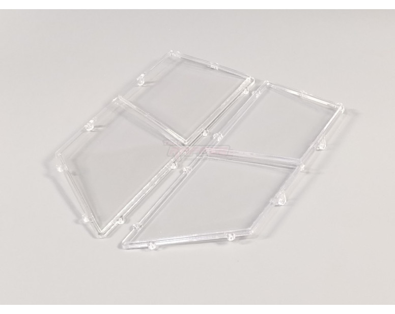 Rear Door Window Set for TRC/302457 Rover SUV First Gen Hard Body