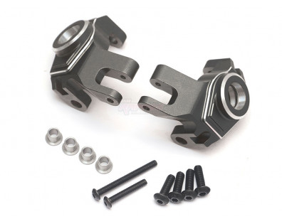 Aluminum Front Knuckle (2) Black