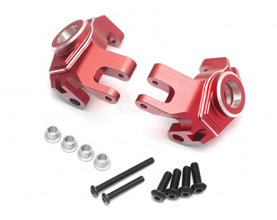 Aluminum Front Knuckle (2) Red