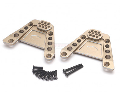 Aluminium Rear Shock Mount (2) Gun Metal