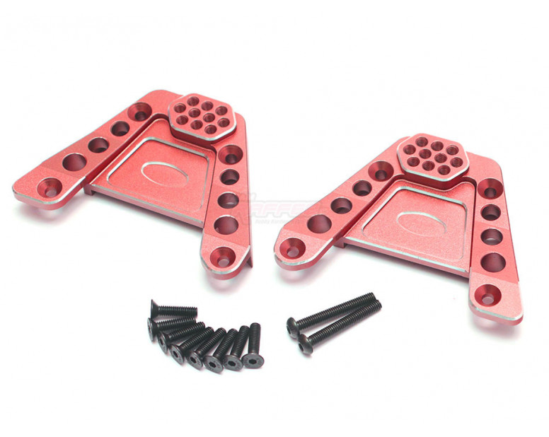 Aluminium Rear Shock Mount (2) Red