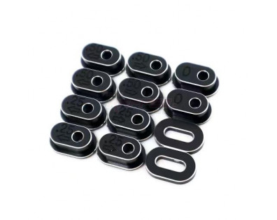 Aluminium Chain Tension Adjuster Set  Black