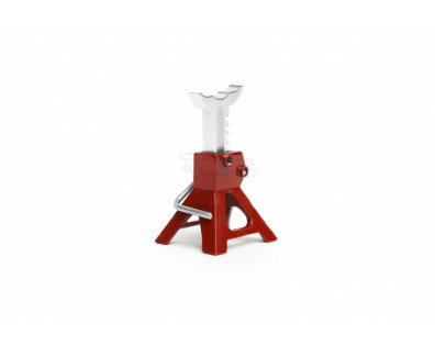 Scale Aluminum Adjustable Jack Stand for 1/24 RC (2) Red
