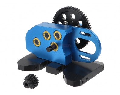 Aluminum 2 Low Transmission Gearbox Blue