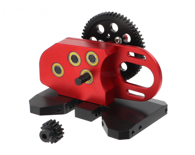 Aluminum 2 Low Transmission Gearbox Red