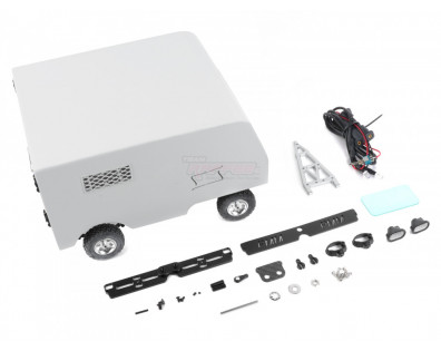 1/18 Utility Box Trailer with Lighting System