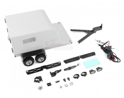 1/18 Utility Box Dual Axle Trailer with Lighting System