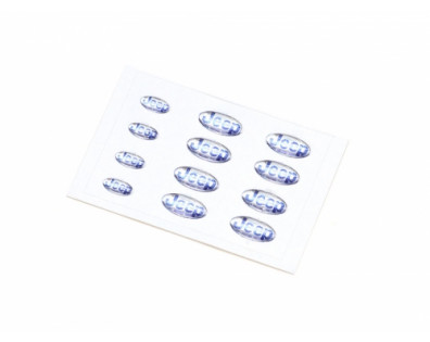 Jeep Crystal Sticker Blue