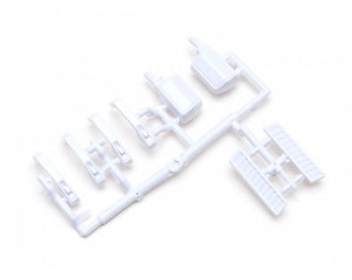 Rear Mirror, Door Handle & Hood Vent for Comanche 1/10 Pickup Truck Hard Plastic Body