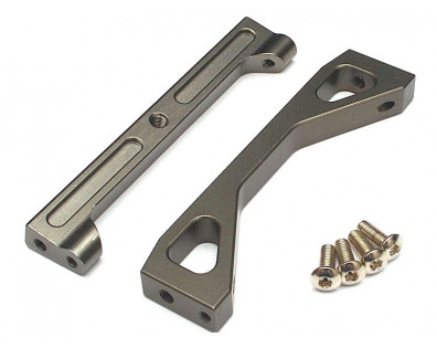 Aluminum Front Chassis Brace Holder Gun Metal