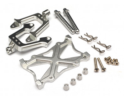 Aluminum Rear Shock Mount Silver