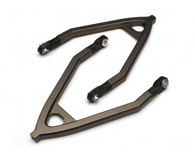 Aluminum Upper Y-Arm (1 Pair) Gun Metal