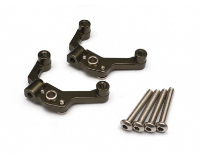 Aluminum 3 Link Roll Mount  (1 Pair) Gun Metal