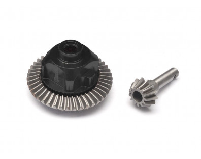 Heavy Duty Front & Rear Bevel Helical Gear with Spool Black