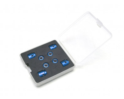 Aluminum Magnetic Body Post Locator - 1 Set Blue