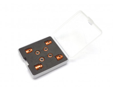 Aluminum Magnetic Body Post Locator - 1 Set Orange