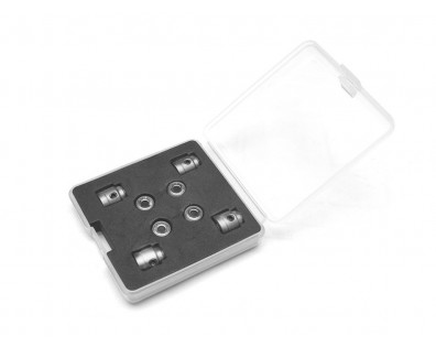 Aluminum Magnetic Body Post Locator - 1 Set Silver