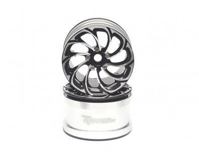 2.2 Twister Aluminum Beadlock Wheels (2) Black