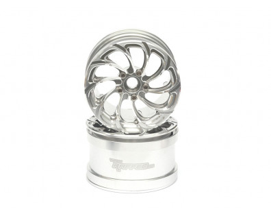 2.2 Twister Aluminum Beadlock Wheels (2) Silver