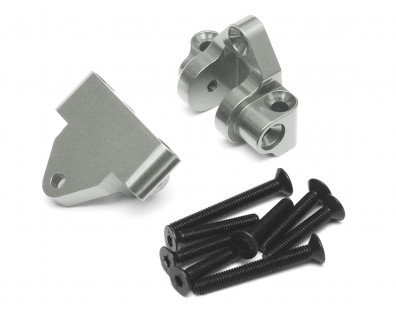 Alumium Rear Chasssis Lower Link Mounts  Silver