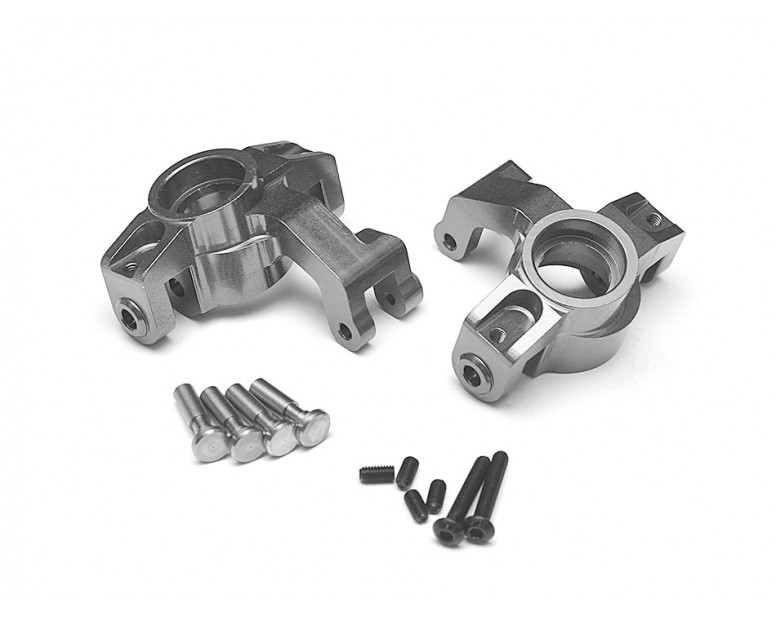 Aluminum Steering Knuckle Set (2) Gun Metal
