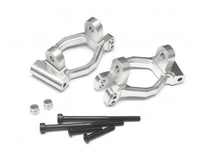 Aluminum Steering Knuckle Carrier Set (2) Silver