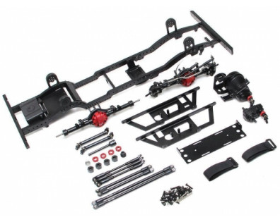 D110 Metal Chassis Kit (Without Shocks Wheels Tires) for TRC Raffee D110 Defender Body