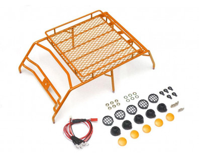 Roof Luggage Rack For 1/10 AMG Benz 4x4 Truck Orange