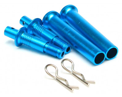 Adjustable Aluminum Body Post - 1 Pair Blue