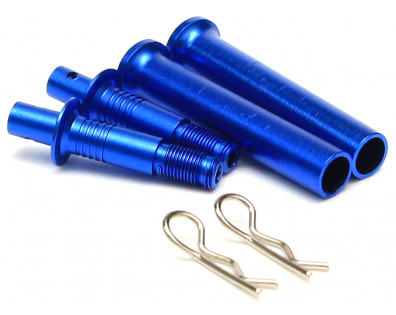 Adjustable Aluminum Body Post - 1 Pair Dark Blue