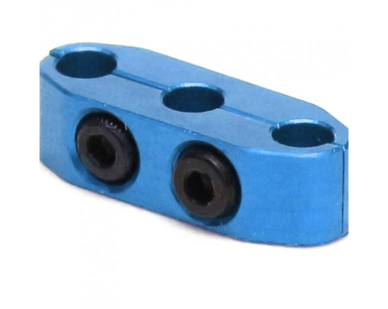 CNC Aluminum Wire Clamps for 14~16 AWG Blue