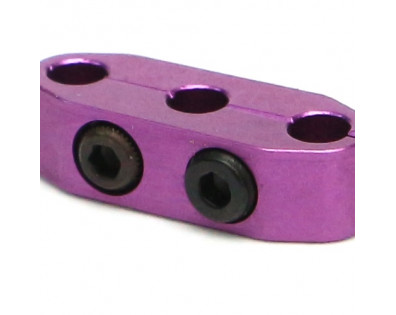 CNC Aluminum Wire Clamps for 14~16 AWG Purple
