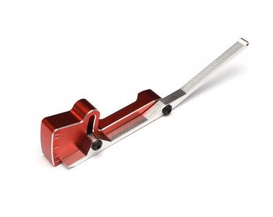 Aluminum Ride Height Gauge For 1:10 Red