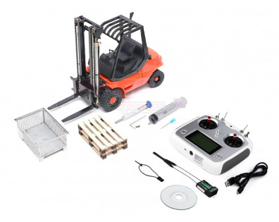 1/14 RC Realistic Hydraulic Forklift RTR Red