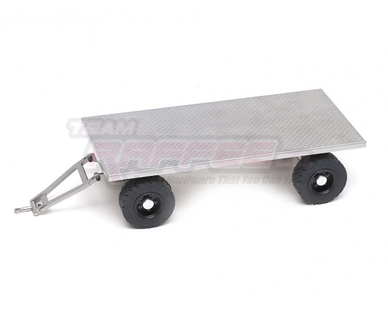 1/14 Realistic Alloy Flatbed Trailer