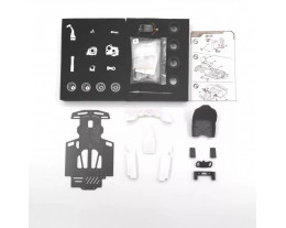1/10 Go-Kart KIT Ver.A w/ Electronics & Stickers Silver