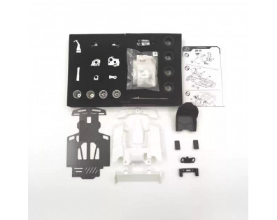 1/10 Go-Kart KIT Ver.B w/ Electronics & Stickers Silver